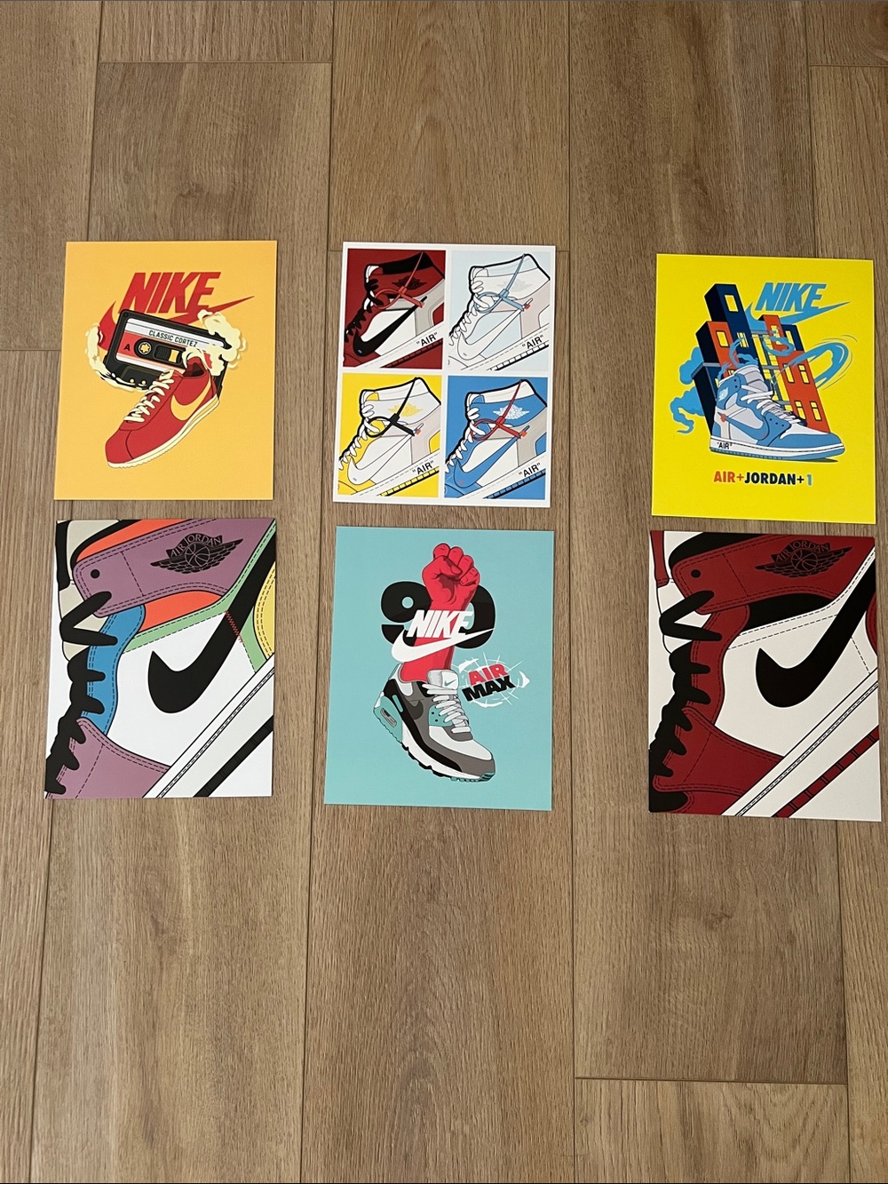 Air Jordan / Nike shoe posters